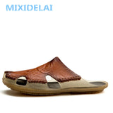 Men's Leather Beach Sandals - Non-Slip, Comfortable, Summer Shoes - FREE SHIPPING