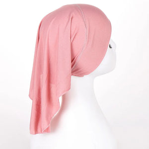 New Soft Modal Muslim Turban Hat Inner Hijab Caps Islamic Underscarf Bonnet India Hats Female Headwrap Turbante Mujer