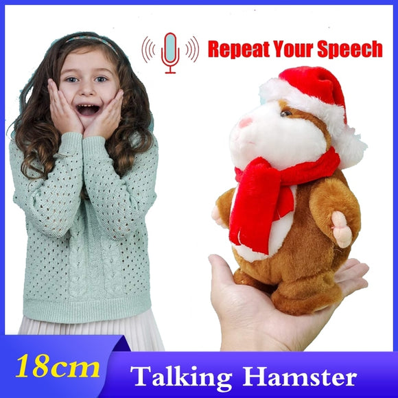 Newest Hammy Talking The Hamster Plush for Kids Christmas Gifts